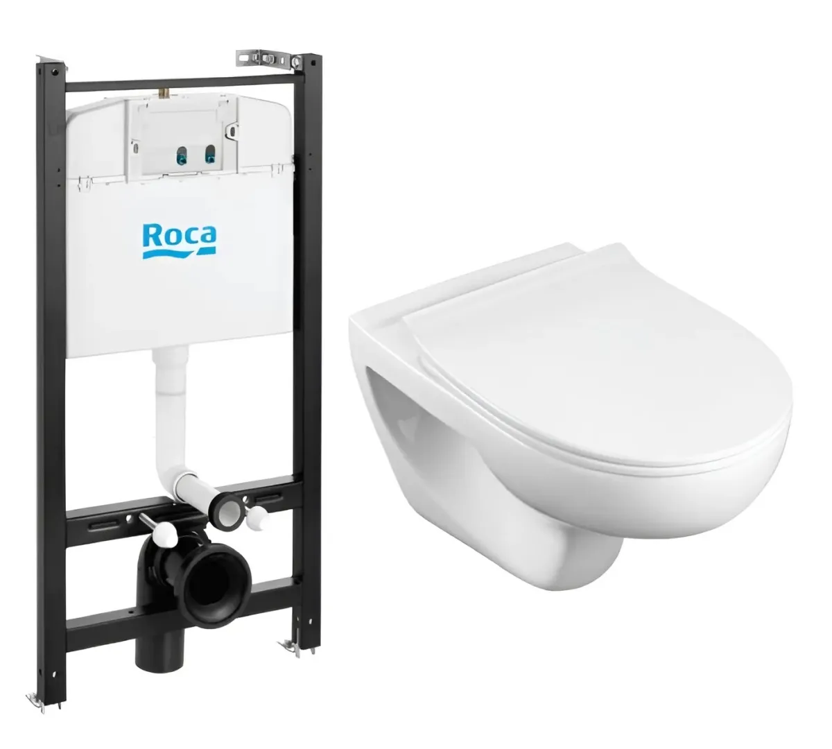 Комплект инсталляция с подвесным унитазом Roca Victoria Pack 893105010 с сиденьем микролифт