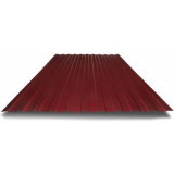 Профнастил С8 RAL 3005 вишневый 1.2х2 м
