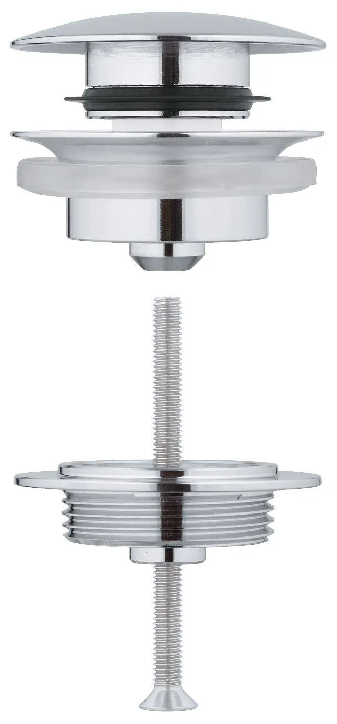 Сифон для раковины донный клапан Grohe, хром (65807000) Сифон для раковины донный клапан Grohe, хром (65807000)