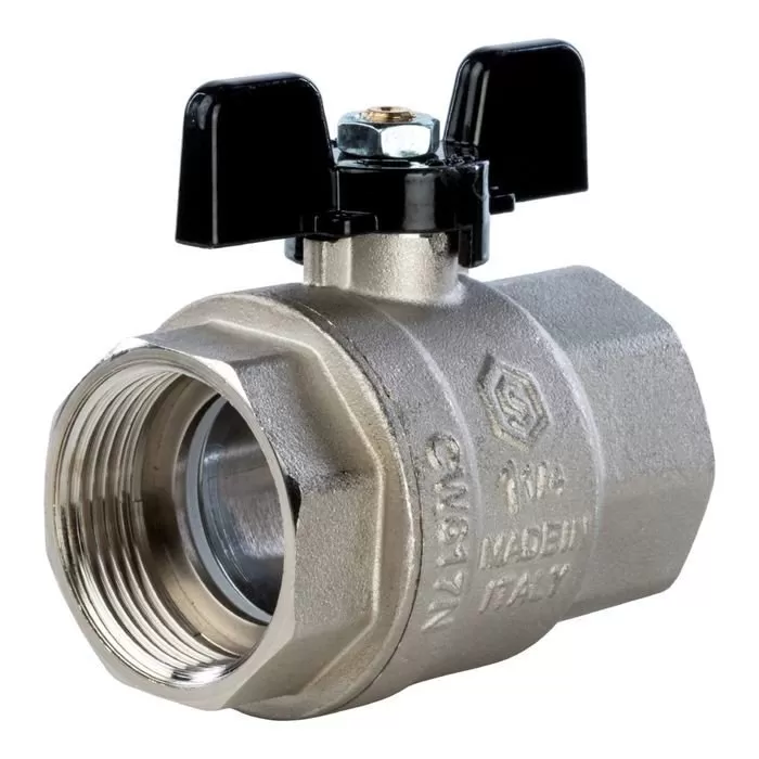 Кран шаровой STOUT полнопроходной, ВР/ВР, ручка бабочка 1 1/4" (SVB-0002-000032)