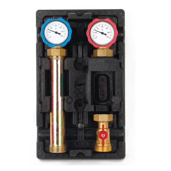 Насосная группа Rommer с прямым контуром 1" без насоса (RDG-1001-002501) Насосная группа Rommer с прямым контуром 1" без насоса (RDG-1001-002501)