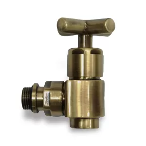 Вентиль SR Rubinetterie Prestige Minimal угловой (крест) 1/2", цвет бронза (0375-1500Z000)