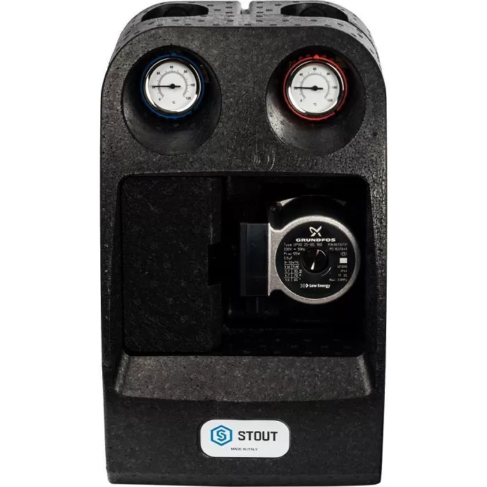 Насосная группа Stout SDG-0014 для твердотопливных котлов 1" с насосом Grundfos UPSO 25-65 в теплоизоляции (SDG-0014-002502) Насосная группа Stout SDG-0014 для твердотопливных котлов 1" с насосом Grundfos UPSO 25-65 в теплоизоляции (SDG-0014-002502)