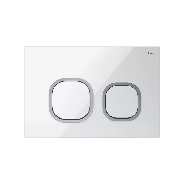 Клавиша смыва IDDIS белая Uniglass 001 (UNG01WCi77) Клавиша смыва IDDIS белая Uniglass 001 (UNG01WCi77)