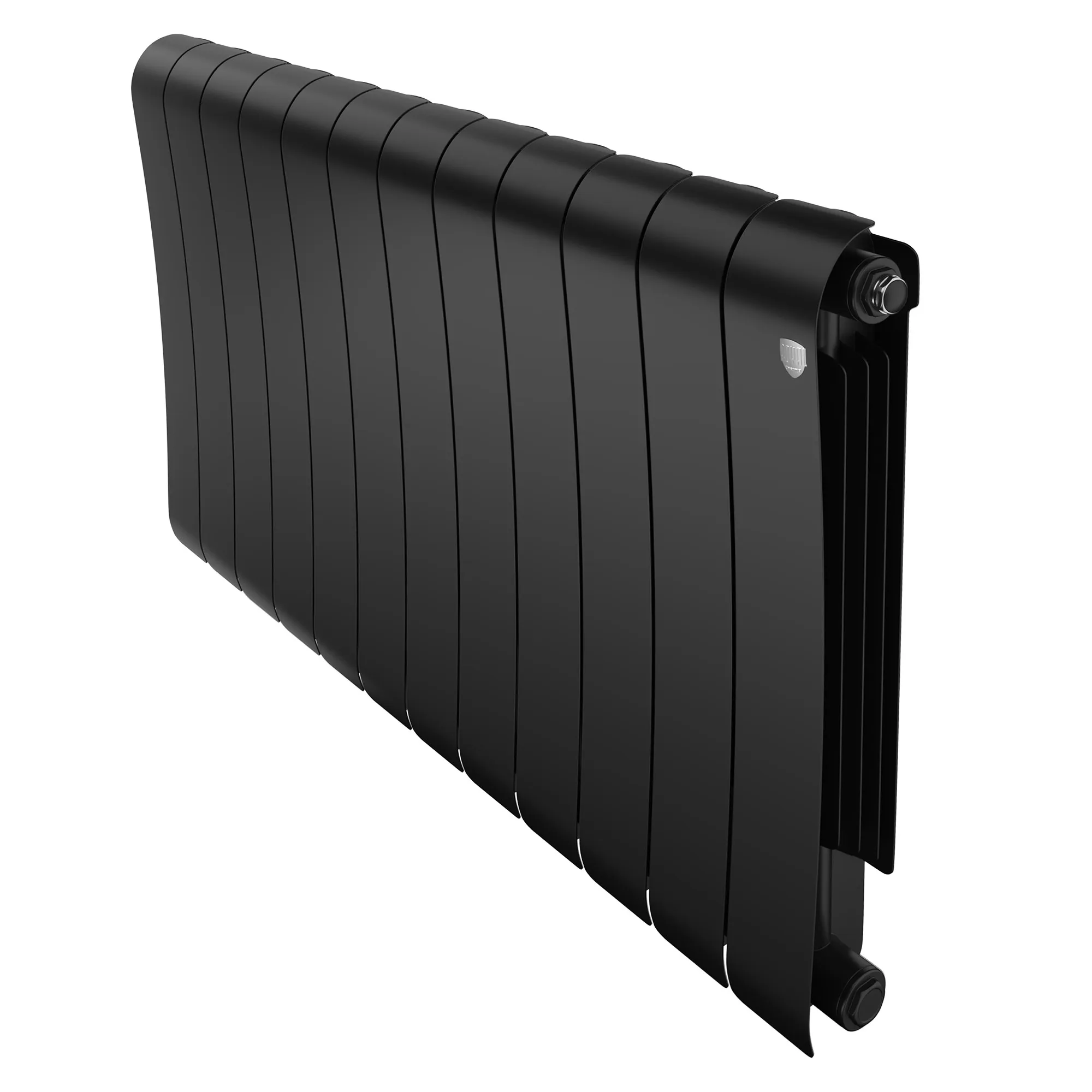 Радиатор биметаллический Royal Thermo Infinity 500 Noir Sable 12 секций, боковое подключение Радиатор биметаллический Royal Thermo Infinity 500 Noir Sable 12 секций, боковое подключение