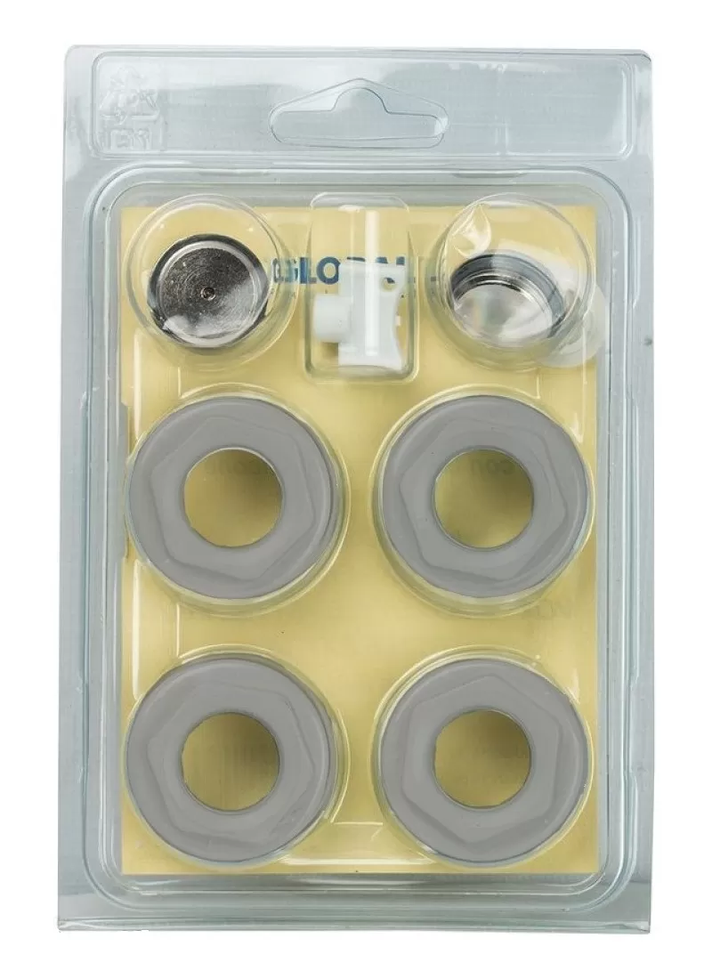 Монтажный набор Global KIT 3/4 для радиатора (Grigio Argento Opaco Metallizzato) серый (011048 08) Монтажный набор Global KIT 3/4 для радиатора (Grigio Argento Opaco Metallizzato) серый (011048 08)