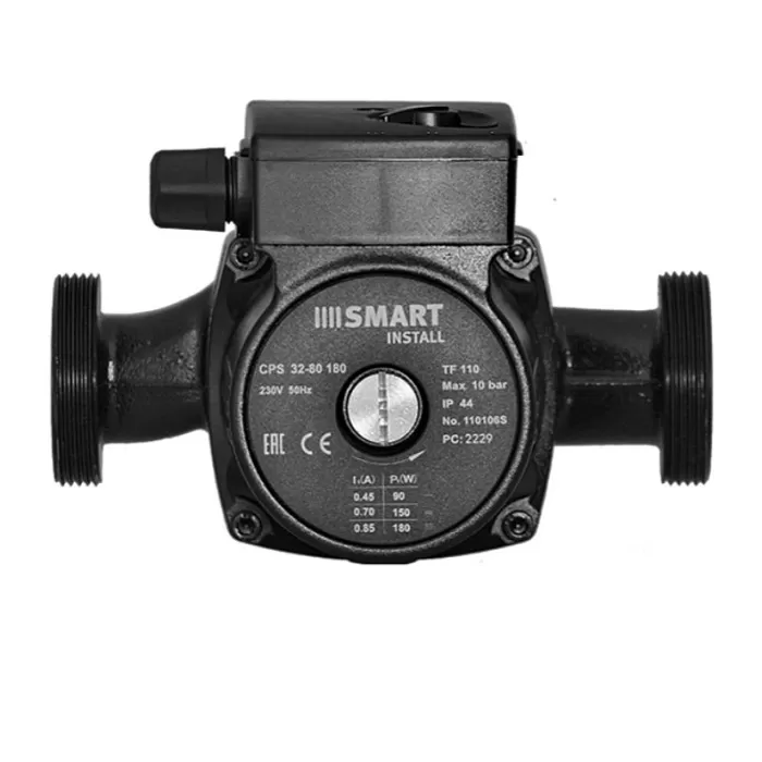 Насос циркуляционный Smart Install CPS 32-80 180мм 245Вт 1x230В 50Гц с гайками (110106S)