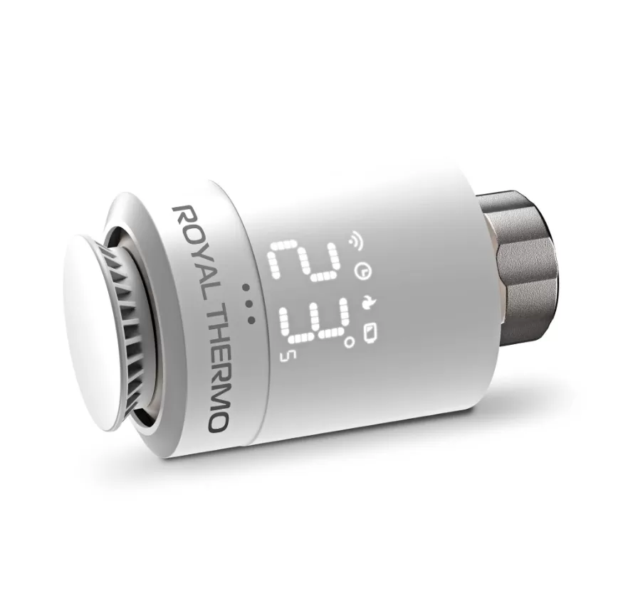 Термостат радиаторный электронный Royal Thermo Smart Heat, белый (RTE77.001) Термостат радиаторный электронный Royal Thermo Smart Heat, белый (RTE77.001)