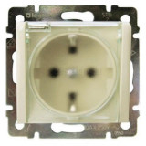 Розетка Legrand Valena одноместная с защитной крышкой слоновая кость Розетка Legrand Valena одноместная с защитной крышкой слоновая кость