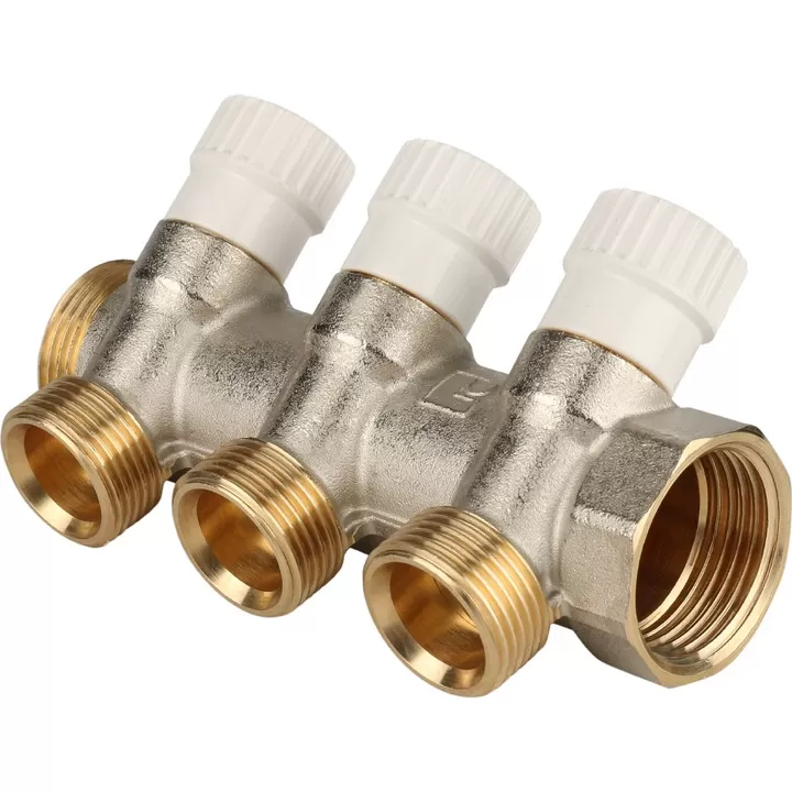 Коллектор STOUT распределительный 1", 3 отвода 3/4"ЕК (SMB 6851 013403) Коллектор STOUT распределительный 1", 3 отвода 3/4"ЕК (SMB 6851 013403)
