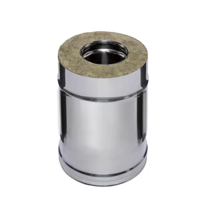 Труба-сэндвич дымохода 0,25м Ferrum GS 30-50 (430/0,5мм + нерж.) Ф160х250