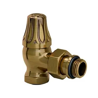 Запорный клапан SR Rubinetterie Old Style угловой 1/2", цвет бронза (0341-1500Z000)