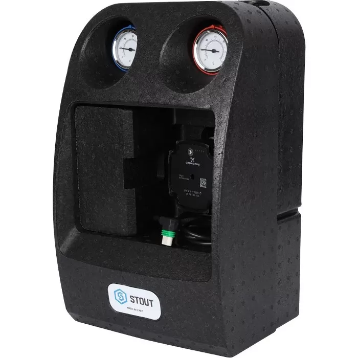 Насосная группа Stout SDG-0003 с 3-х ходовым приводным смесителем 1" с насосом Grundfos UPM3 Hybrid 25-70 (SDG-0003-002503) Насосная группа Stout SDG-0003 с 3-х ходовым приводным смесителем 1" с насосом Grundfos UPM3 Hybrid 25-70 (SDG-0003-002503)