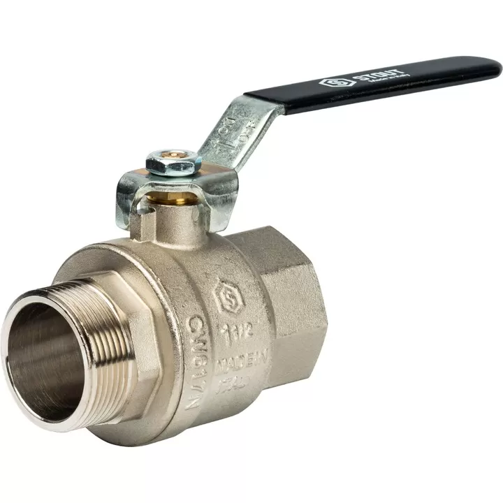 Кран шаровой STOUT полнопроходной, ВР/НР, ручка рычаг 1 1/2" (SVB-0003-000040)