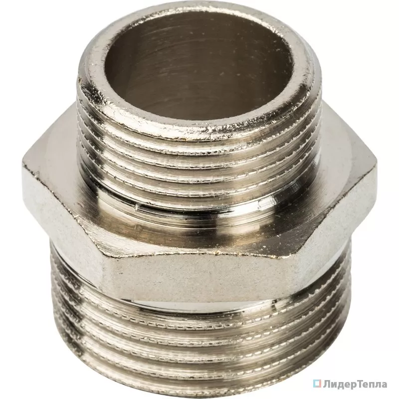 Stout Ниппель НН переходной никелированный 1" х 3/4" (арт. SFT-0004-000134) Stout Ниппель НН переходной никелированный 1" х 3/4" (арт. SFT-0004-000134)