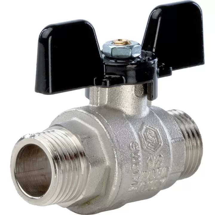 Кран шаровой STOUT полнопроходной, НР/НР, ручка бабочка 1/2 (SVB-0006-000015) Кран шаровой STOUT полнопроходной, НР/НР, ручка бабочка 1/2 (SVB-0006-000015)