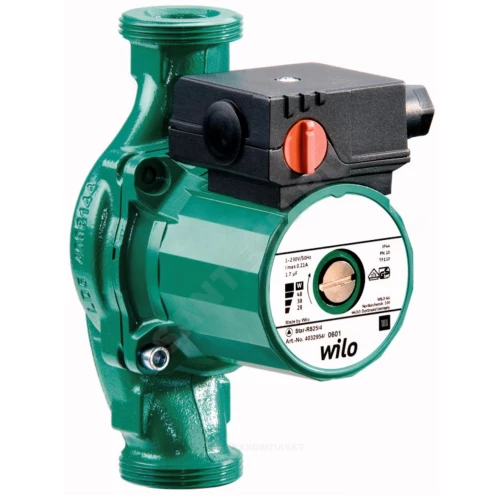 Насос циркуляционный Wilo Star-RS 25/6-130-RK (без гаек) (9168934)