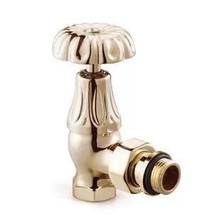 Вентиль SR Rubinetterie Floral Old Style угловой 1/2", цвет золото (0337-1500D000) Вентиль SR Rubinetterie Floral Old Style угловой 1/2", цвет золото (0337-1500D000)