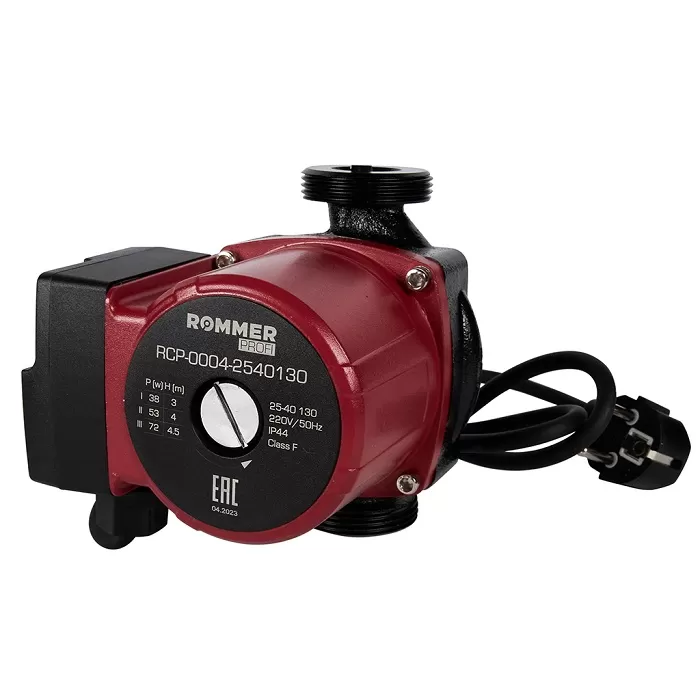 Циркуляционный насос Rommer Profi 25/40-130 трехскоростной (RCP-0004-2540130) Циркуляционный насос Rommer Profi 25/40-130 трехскоростной (RCP-0004-2540130)