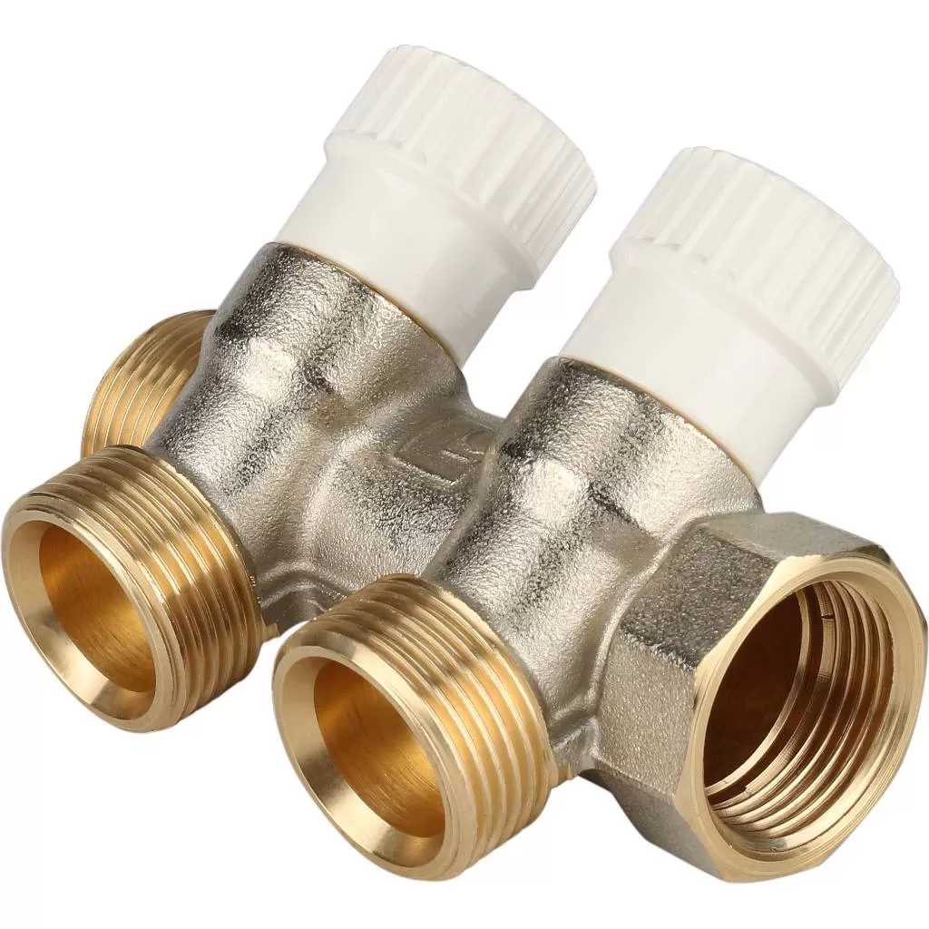 Коллектор STOUT распределительный 3/4", 2 отвода 3/4"ЕК (SMB 6851 343402)