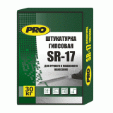 Гипсовая штукатурка CENTER PRO SR-17 30 кг Гипсовая штукатурка CENTER PRO SR-17 30 кг