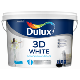 Dulux 3D White водно-дисперсионная матовая, Белый