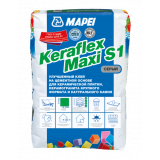 Эластичный плиточный клей KERAFLEX MAXI S1 WHITE 25 кг