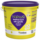 Акриловая фасадная краска Weber.Ton Akrylsilk 25кг
