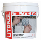 Клей двухкомпонентный для склеивания LITOELASTIC EVO 5 кг 